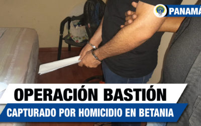 Dan con la aprehensión de una persona requerida por un homicidio en Betania