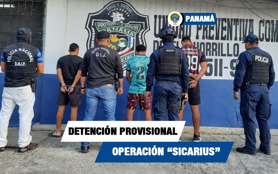 Ordenan detención para tres personas aprehendidas en operación “Sicarius”