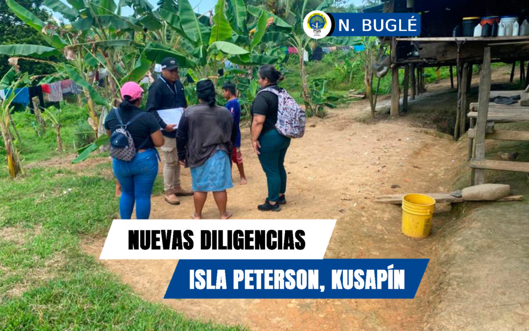 Fiscalía Regional de Bocas del Toro realiza nuevas diligencias en Isla Peterson vinculadas a la operación de una secta en la Comarca Ngäbe Buglé