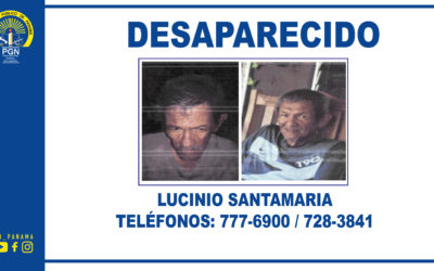 Fiscalía Regional de Chiriquí solicita información para dar con paradero de adulto desaparecido