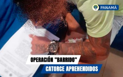 Mediante la operación “Barrido” realizada por la Procuraduría General de la Nación en conjunto con la Policía Nacional aprehenden 14 personas por varios delitos