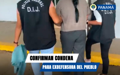Confirman condena a exdefensora del Pueblo