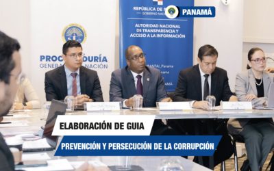 Sector público y privado se reúnen para elaborar guía de prevención y persecución de la corrupción