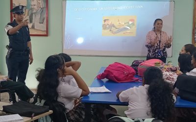 Fiscalía de Adolescencia de las provincias de Coclé y Veraguas dicta charlas preventivas en colegio en Aguadulce