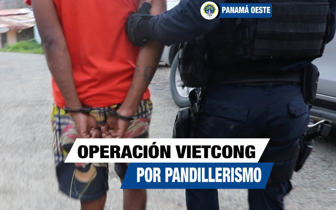 En operación Viet Cong aprehenden a 11 personas por pandillerismo