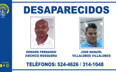 Se solicita la colaboración ciudadana para la ubicación de dos personas desaparecidas