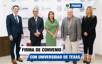 Procuradora General Encargada participa en firma de Convenio entre IMELCF y la Universidad de Texas en la transferencia de equipos e insumos para el laboratorio de análisis biomolecular del IMELCF