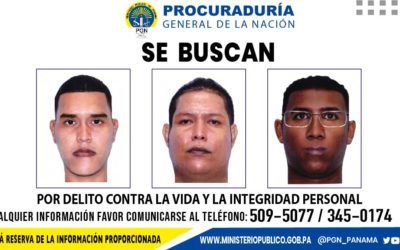 Sección de Homicidio y Femicidio de Panamá Oeste busca a requeridos por homicidio en grado de tentativa