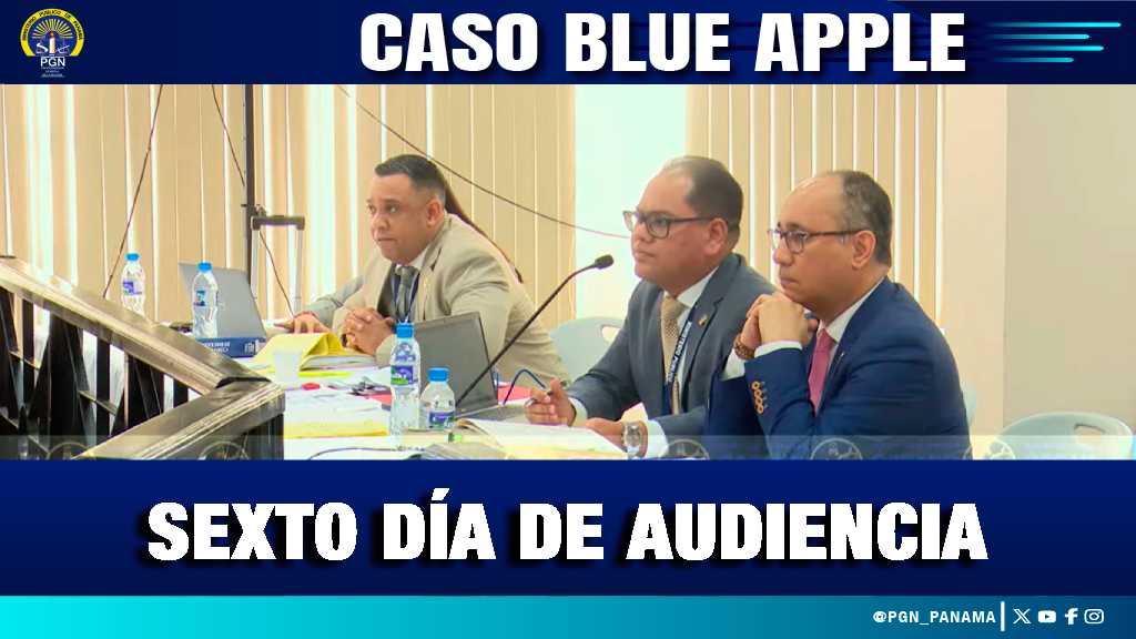 Continúa evacuación de pruebas en audiencia Blue Apple para proseguir con alegatos