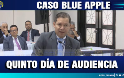 Continúa evacuación de pruebas en audiencia Blue Apple