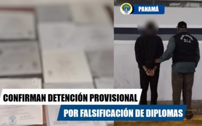Confirman la detención provisional de una persona que falsificaba diplomas universitarios