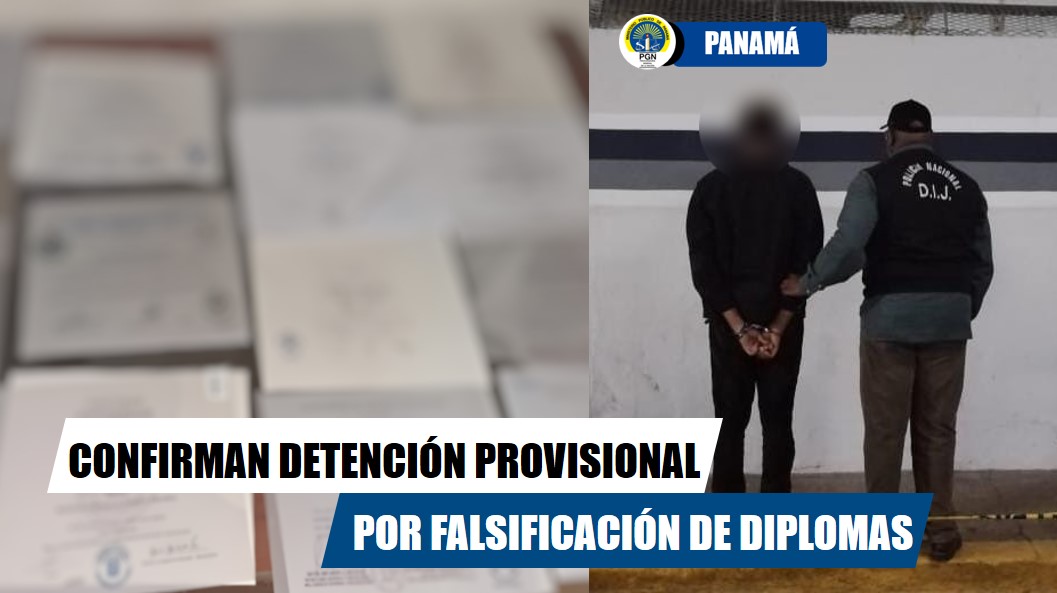 Confirman la detención provisional de una persona que falsificaba diplomas universitarios