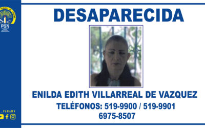 Fiscalía Regional de Panamá Oeste solicita colaboración para ubicar a una mujer desaparecida en Arraiján