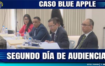 Inicia evacuación de pruebas en audiencia Blue Apple