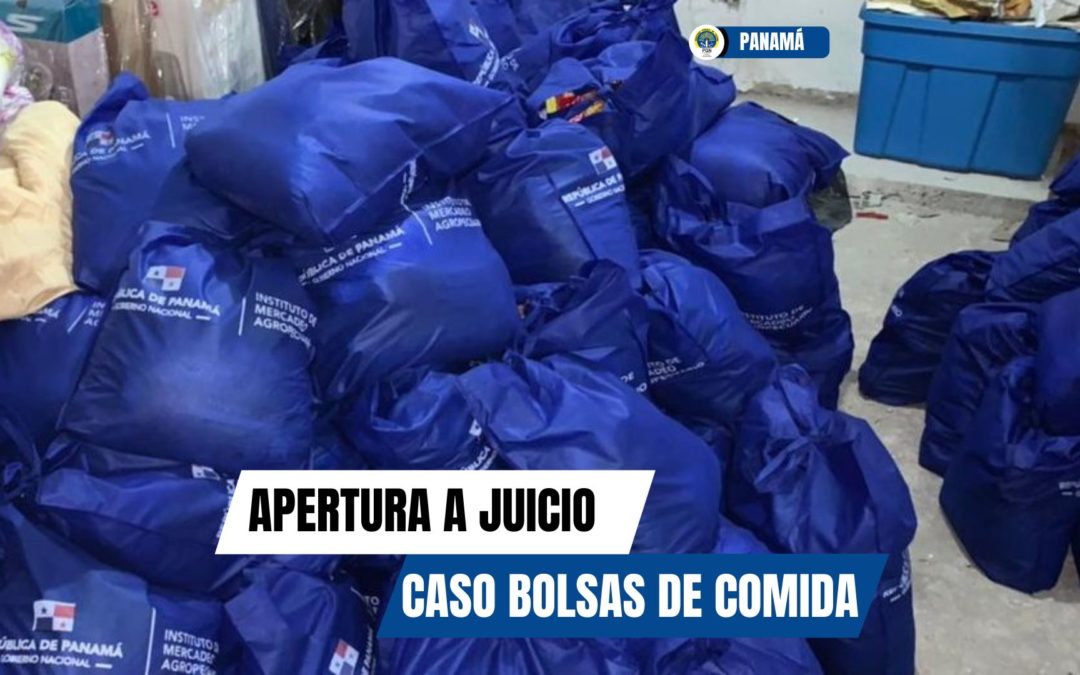 Se fija juicio oral por caso bolsas de comida del Plan Panamá Solidario