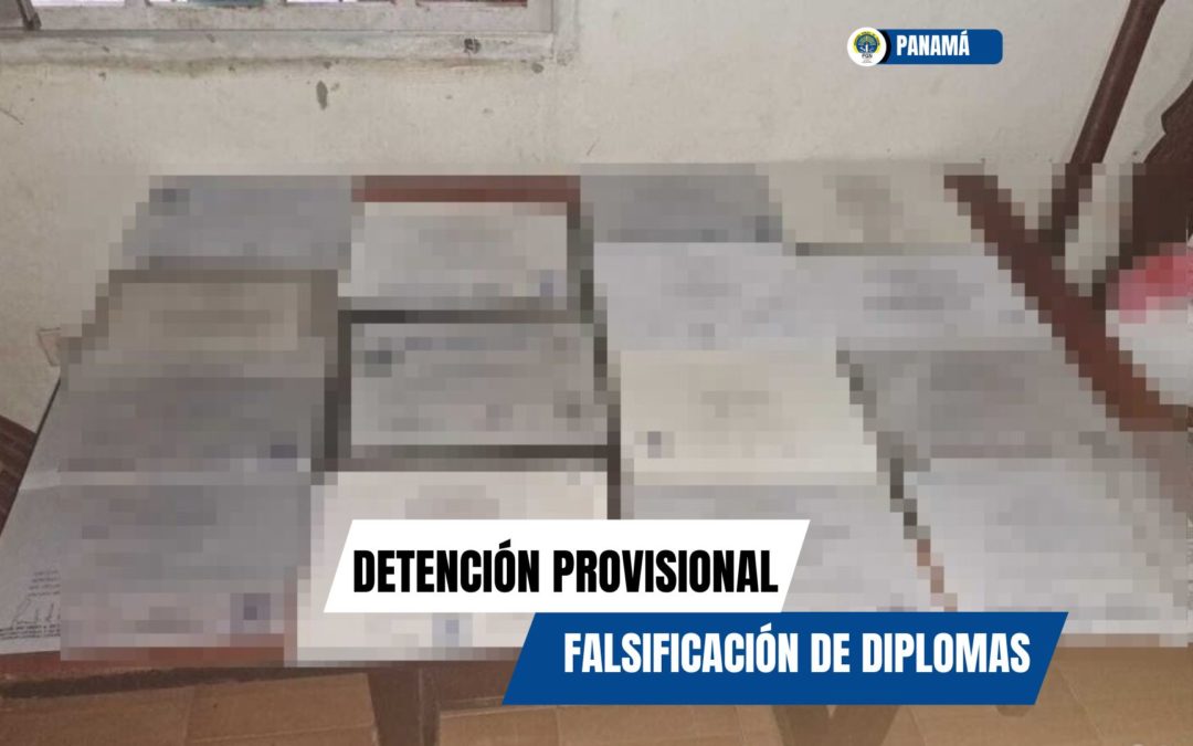 Decretan la detención provisional de una persona que falsificaba diplomas universitarios