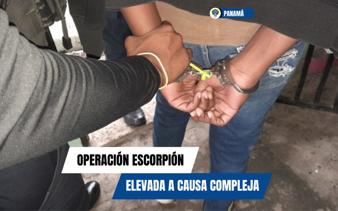 Elevan a causa compleja la operación “Escorpión” desarrollada por la Fiscalía de Drogas