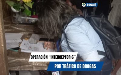 Aprehenden a 9 personas mediante la operación Interceptor 6 realizada por la Fiscalía de Drogas