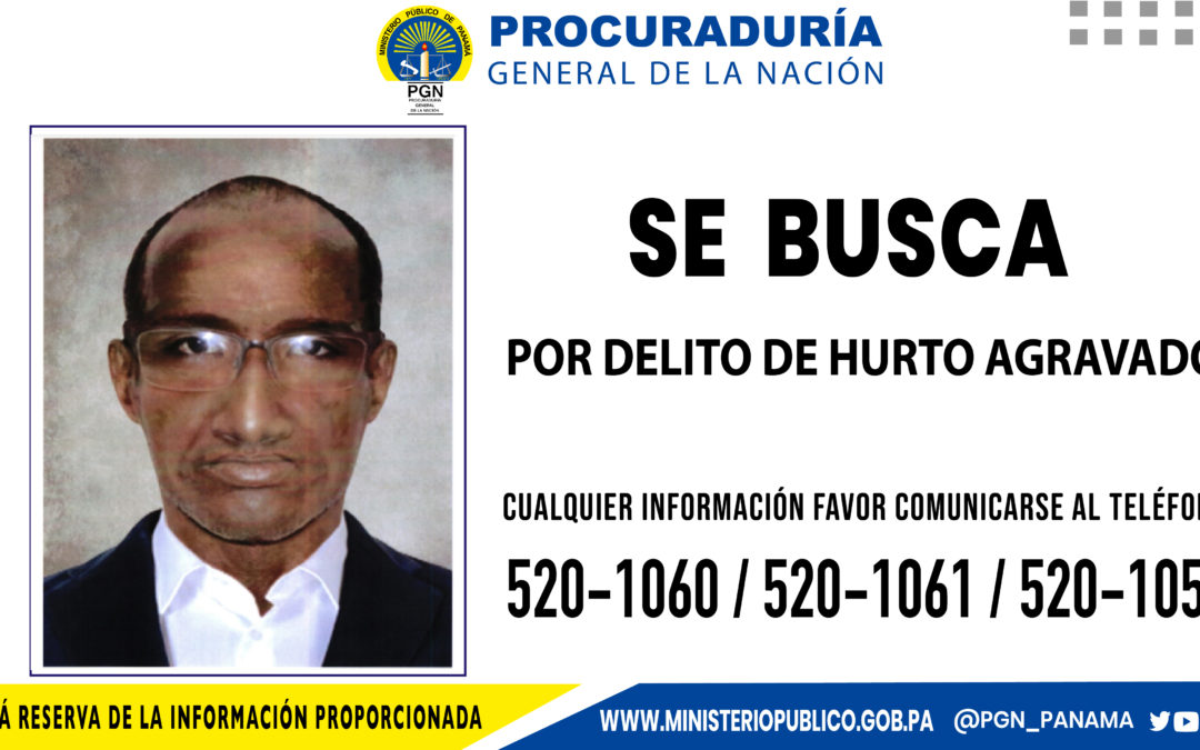 Se solicita a la ciudadanía su colaboración para ubicar presunto vinculado en caso de hurto