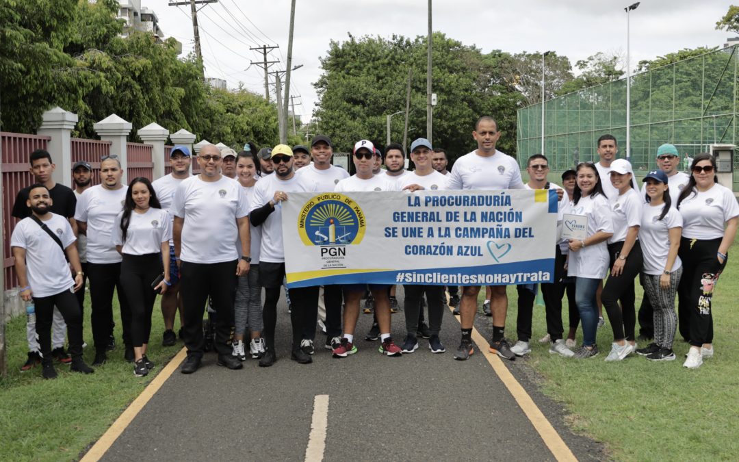 Ministerio Público realizó una caminata en conmemoración al mes contra la trata de personas