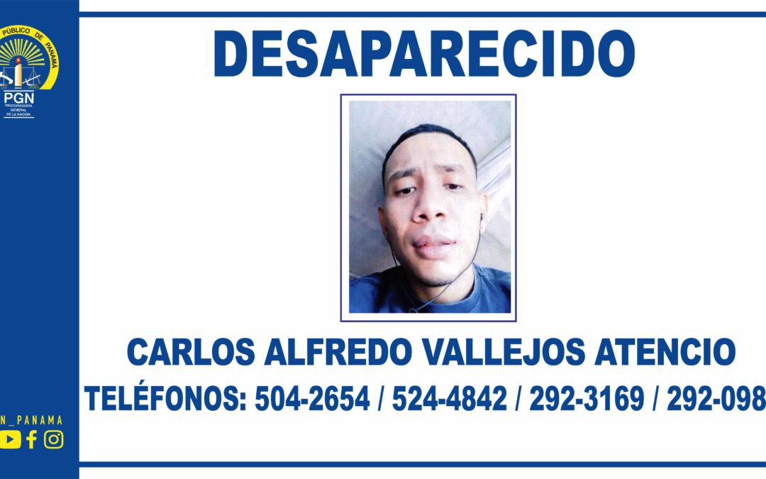 Se solicita la cooperación para la ubicación de una persona desaparecida