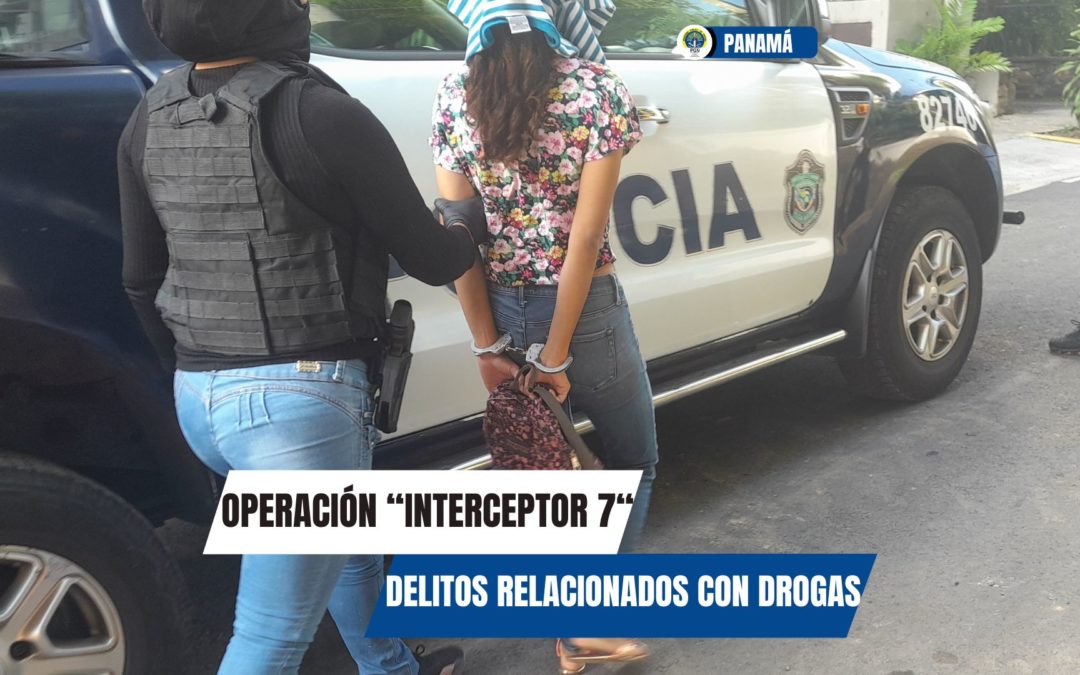 Aprehenden 9 personas en la operación “Interceptor 7” realizada hoy por la Fiscalía de Drogas