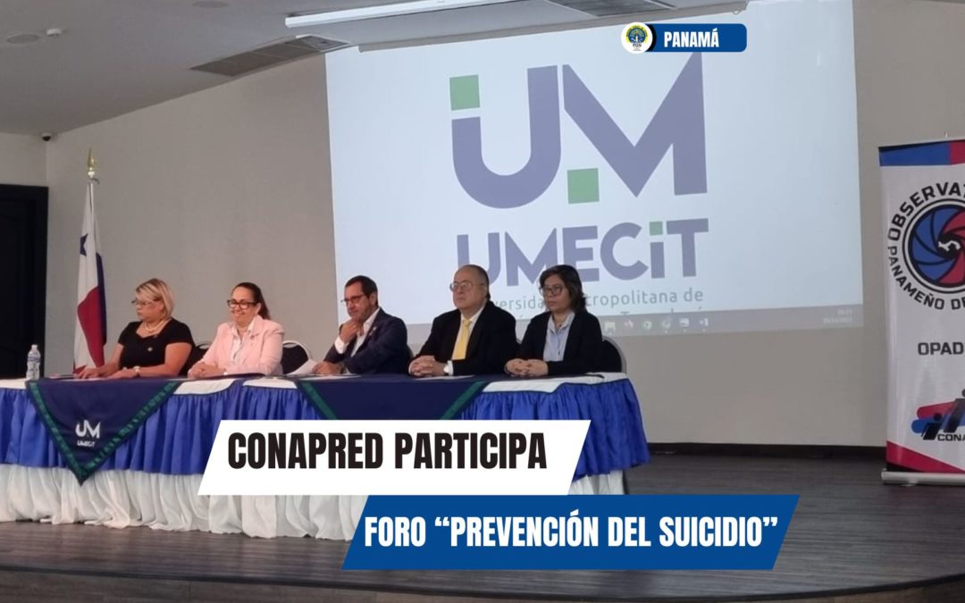 CONAPRED participa en el foro “Prevención del suicidio frente al consumo de alcohol, tabaco y otras drogas”