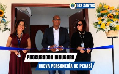 Procurador Caraballo inaugura nueva sede de la Personería Municipal de Pedasí