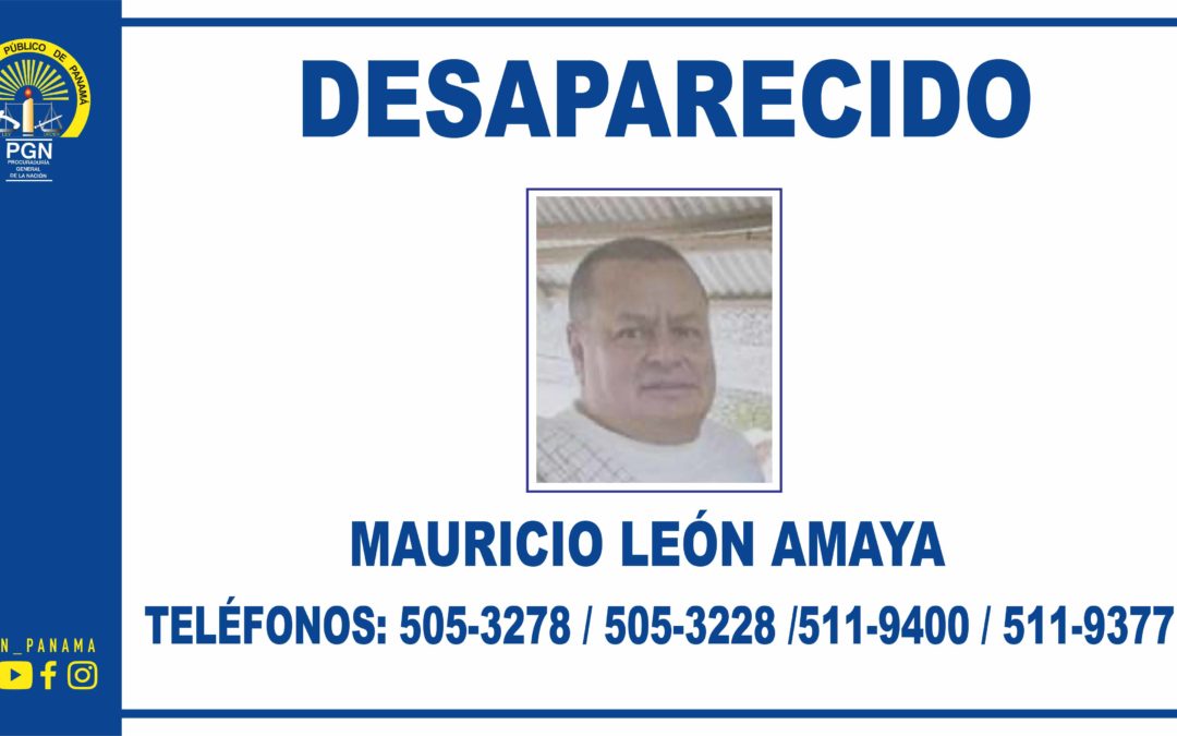 Se solicita la colaboración ciudadana para ubicar a una persona desaparecida