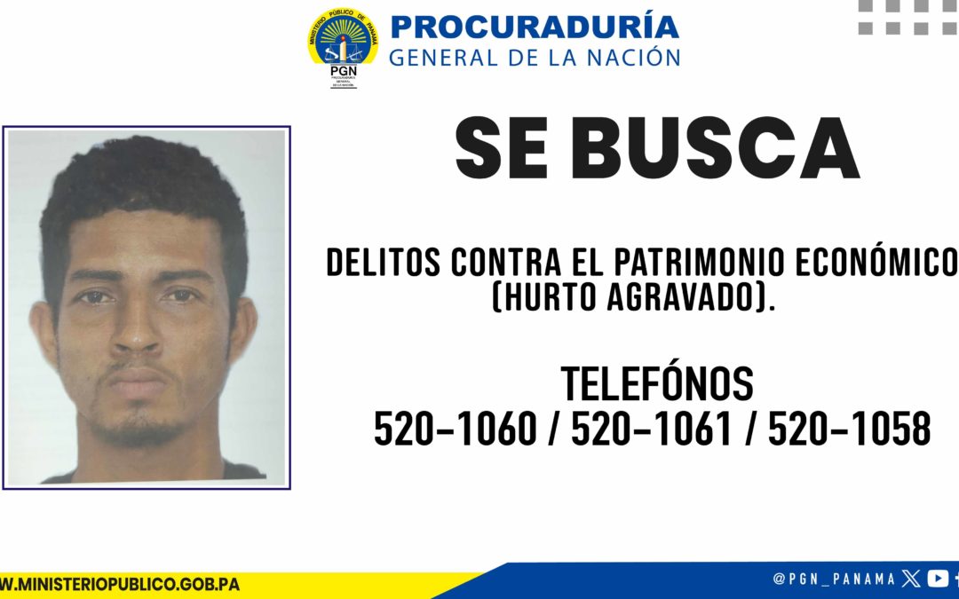 Se solicita a la ciudadanía su colaboración para ubicar presunto vinculado en caso de hurto