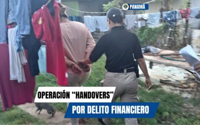 Mediante operación Handovers Fiscalía Regional de Panamá Oeste aprehendió a 10 personas por delito financiero