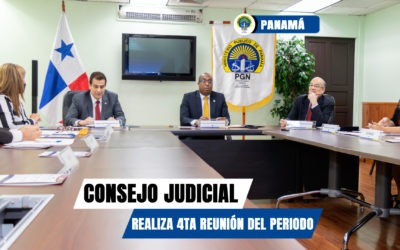 Consejo Judicial realiza cuarta reunión ordinaria del actual periodo, en la que se abordaron importantes temas