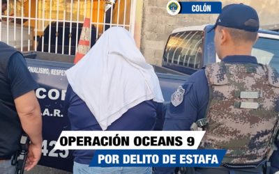 En «Operación Ocean’s 9» aprehenden a cinco personas por estafas en Colón