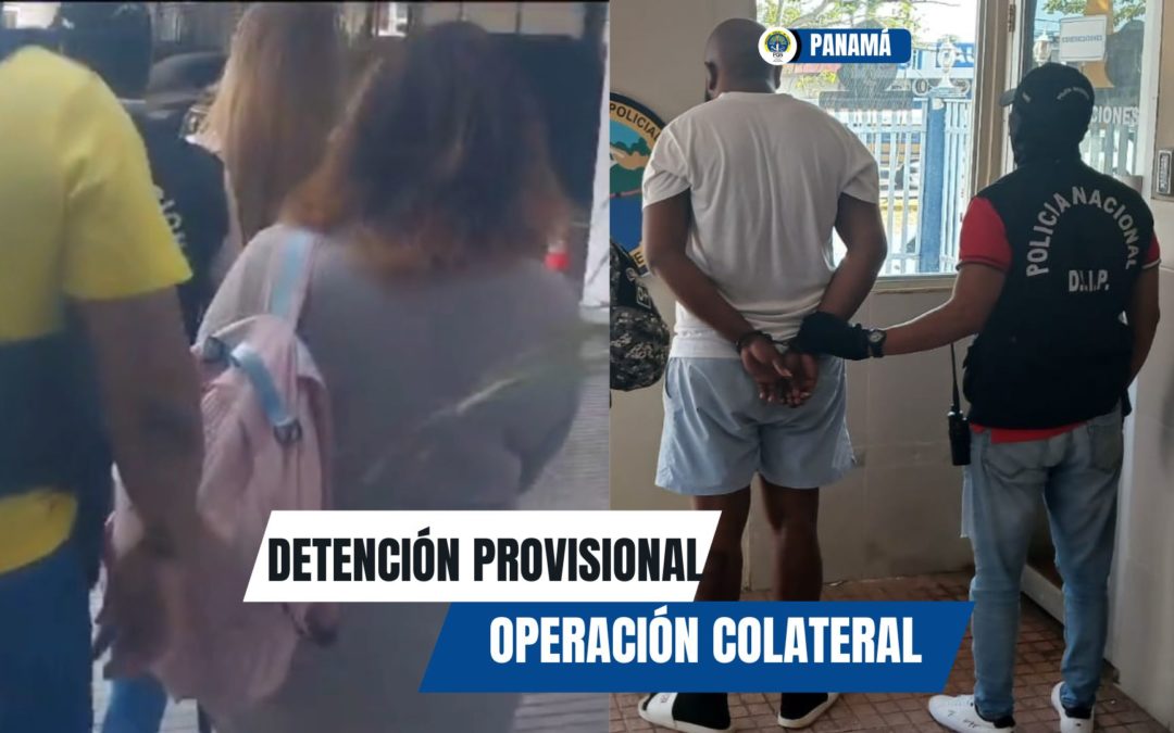 Detención provisional para tres personas requeridas mediante la Operación Colateral