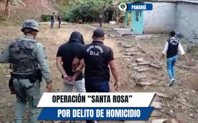 Mediante Operación Santa Rosa se logra la aprehensión de 3 personas por homicidio