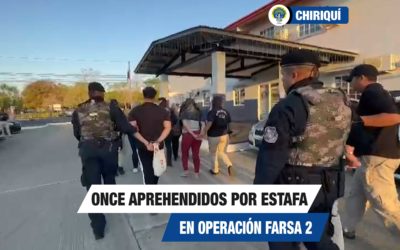 En Operación Farsa 2 aprehenden a once personas vinculadas con el delito de estafa