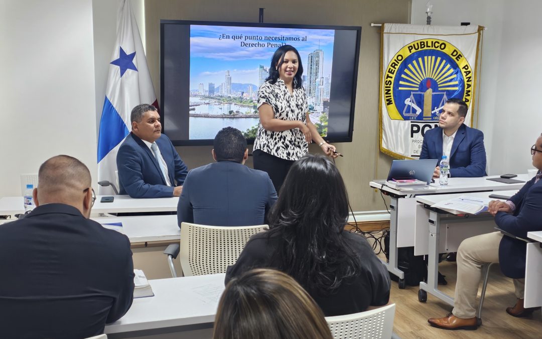 La Escuela del Ministerio Público Clara González de Behringer, llevo cabo el primer taller sobre Responsabilidad de personas jurídicas en el contexto del Proceso Penal