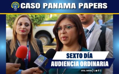 Audiencia en caso Panama Papers finaliza en su sexto día