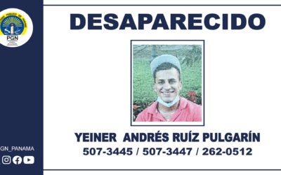 Se solicita colaboración ciudadana para ubicar a una persona desaparecida