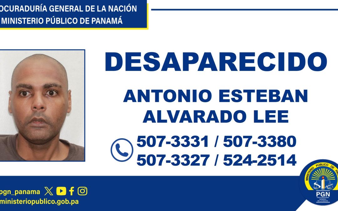 Fiscalía Regional de San Miguelito requiere apoyo para ubicar a una persona