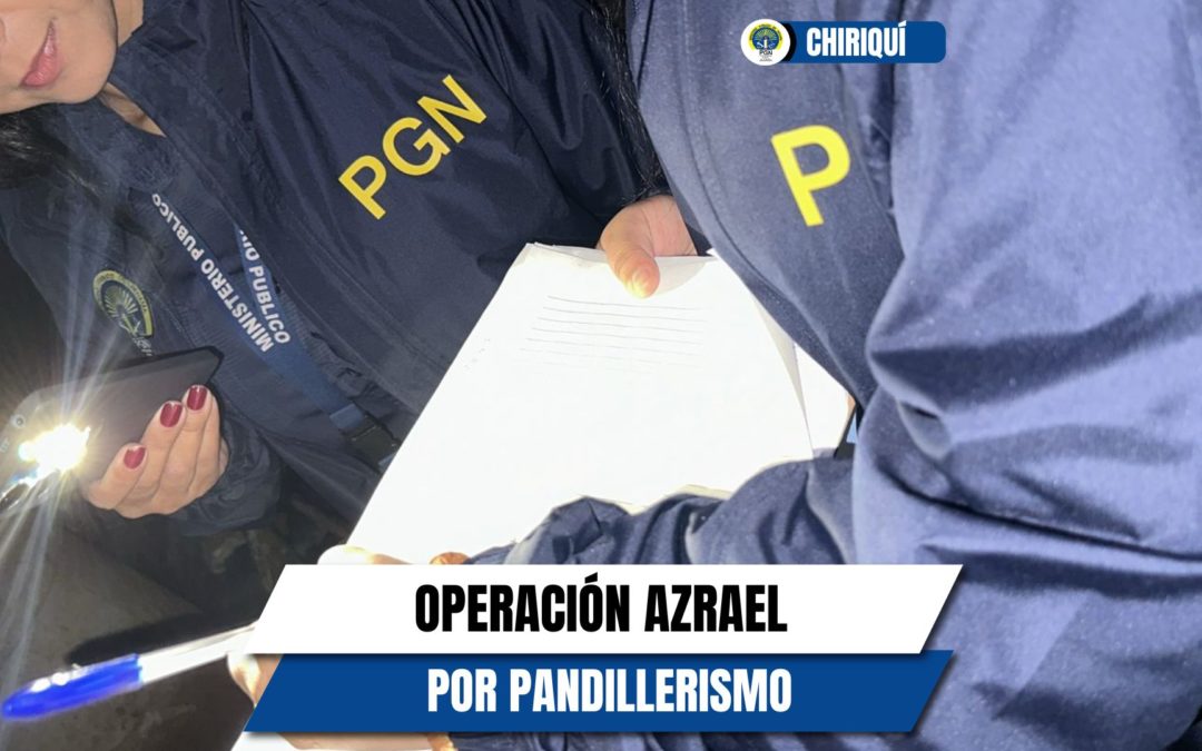 Aprehenden a 15 personas presuntos pandilleros que operaban en Chiriquí