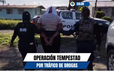 Operación “Tempestad” saca de circulación a nueve personas por contaminación de contenedores con droga