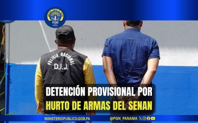 Un tercer hombre es detenido por su vinculación en el hurto de armas del SENAN en Vacamonte