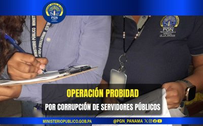 Cinco personas son aprehendidas mediante la Operación Probidad realizada por la Fiscalía Anticorrupción