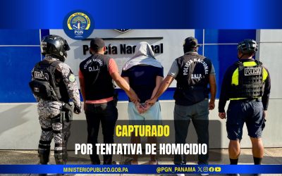 En Veraguas, ubican y capturan a uno de los más buscados apodado “Cholo Cabeza” solicitado por tentativa de homicidio y posesión de arma