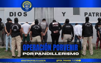 Mediante Operación Porticular desarticulan pandilla «GOLFO 81»
