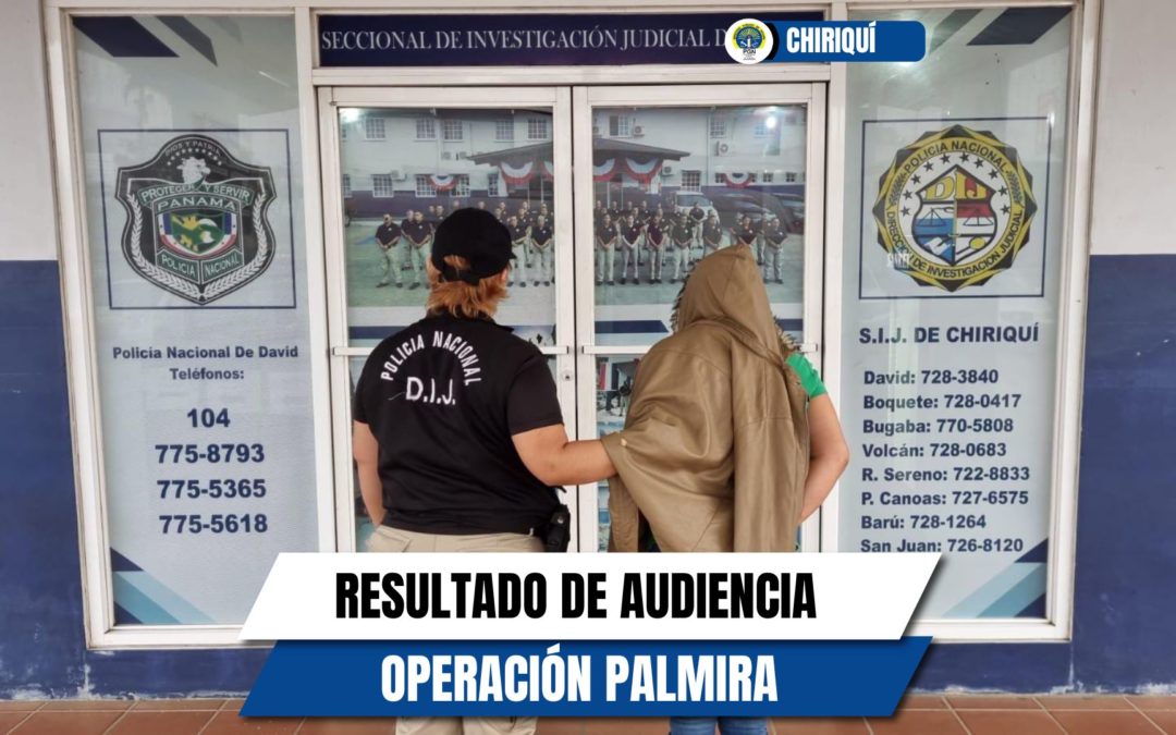 Ordenan la detención provisional a dos personas por estafa agravada en operativo “Palmira”