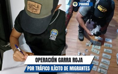 Fiscalía Primera contra la Delincuencia Organizada en la operación “Garra Roja” aprehende a varias personas por tráfico de migrantes