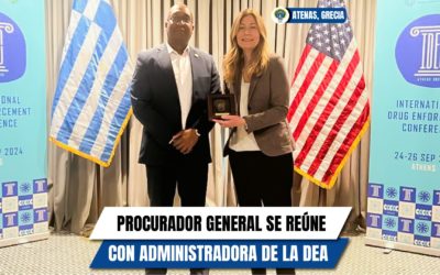 Procurador General de la Nación Javier Caraballo se reúne con administradora de la DEA durante la principal conferencia internacional antidrogas