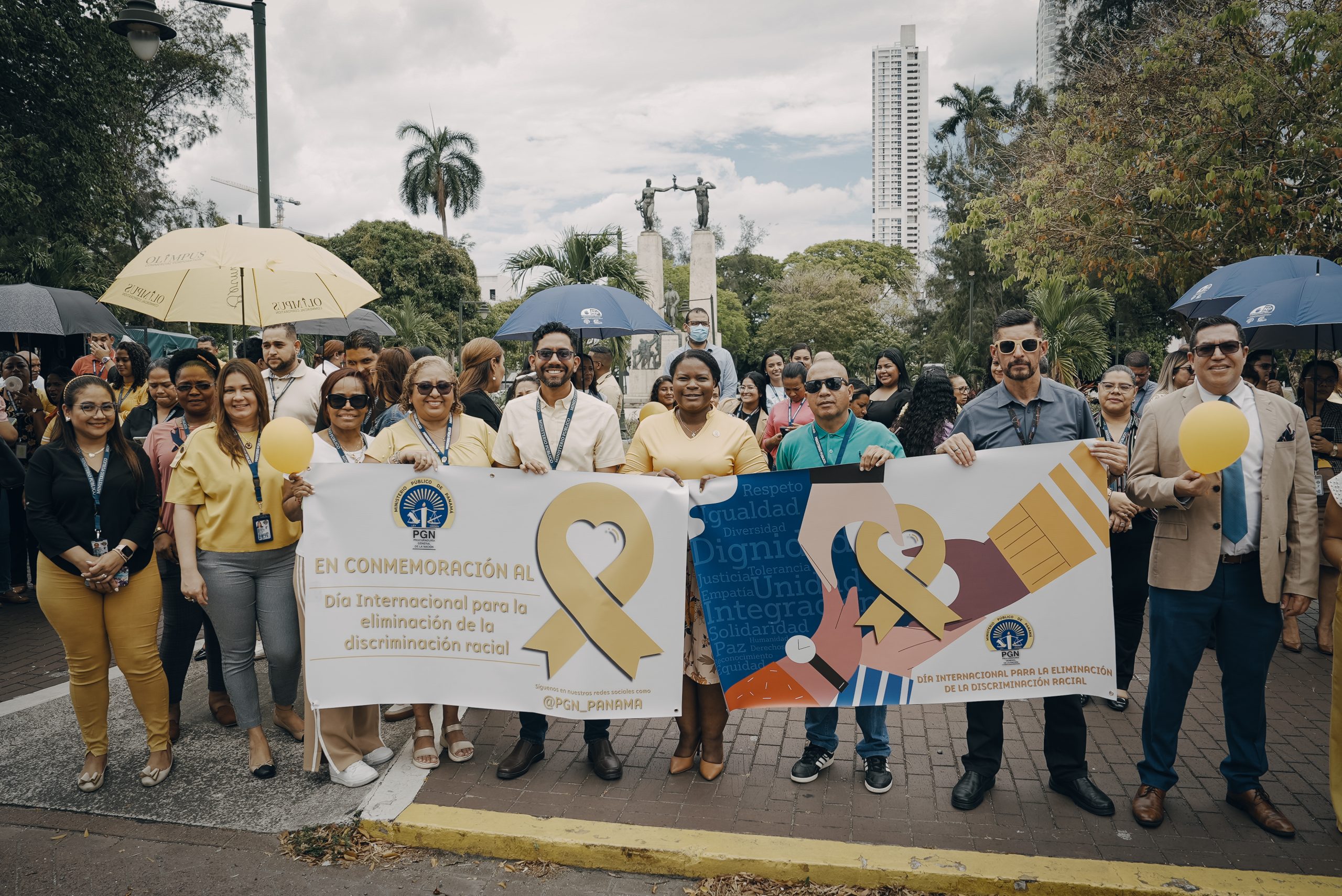 La PGN conmemora el Día para la Eliminación de la Discriminación Racial con feria cultural y cadenas humanas